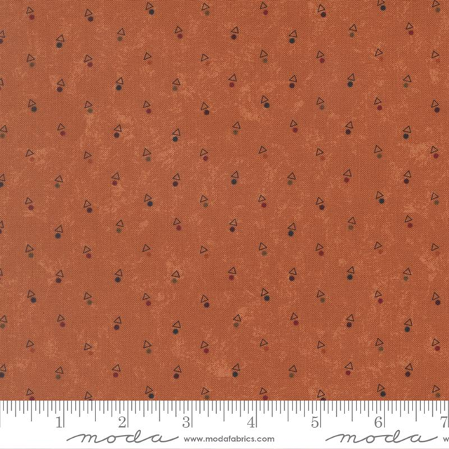 9836-17 tessuto americano Quail Run Kansas Troubles Quilters taglio 25x110 cm