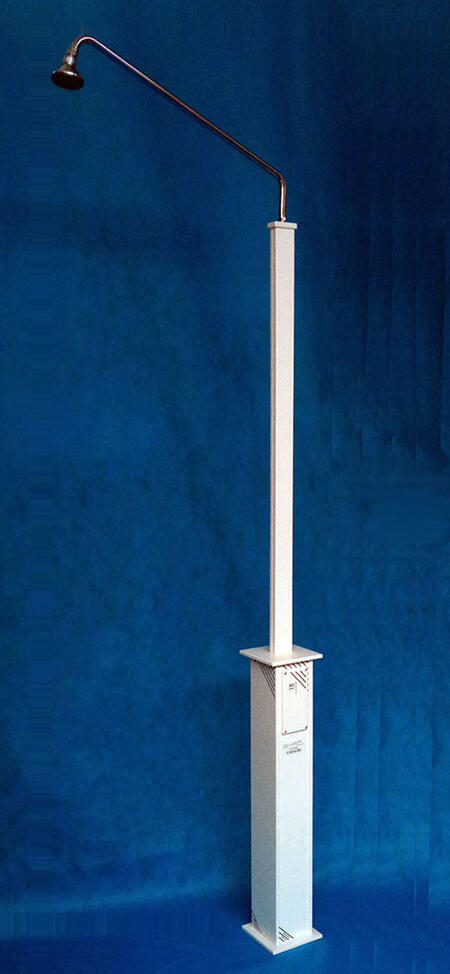 1 doccia con soffione e gettoniera 12v
