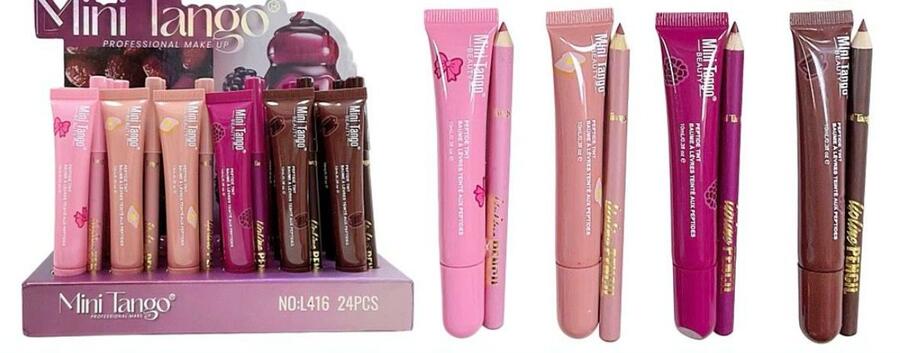 MINI TANGO LIP GLOSS + MATITA LABBRA [Conf. da 24 pezzi]