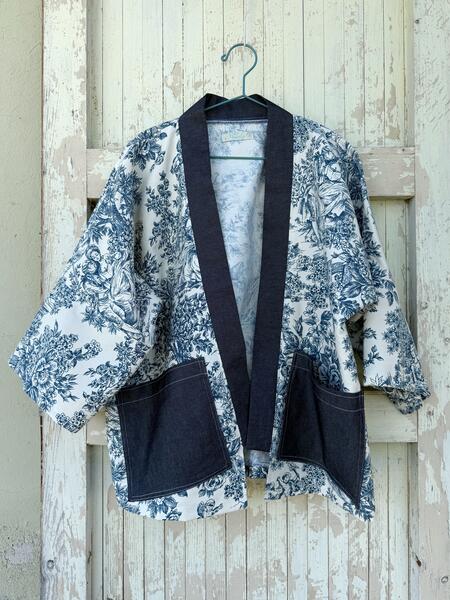 Kimono toile de jouy