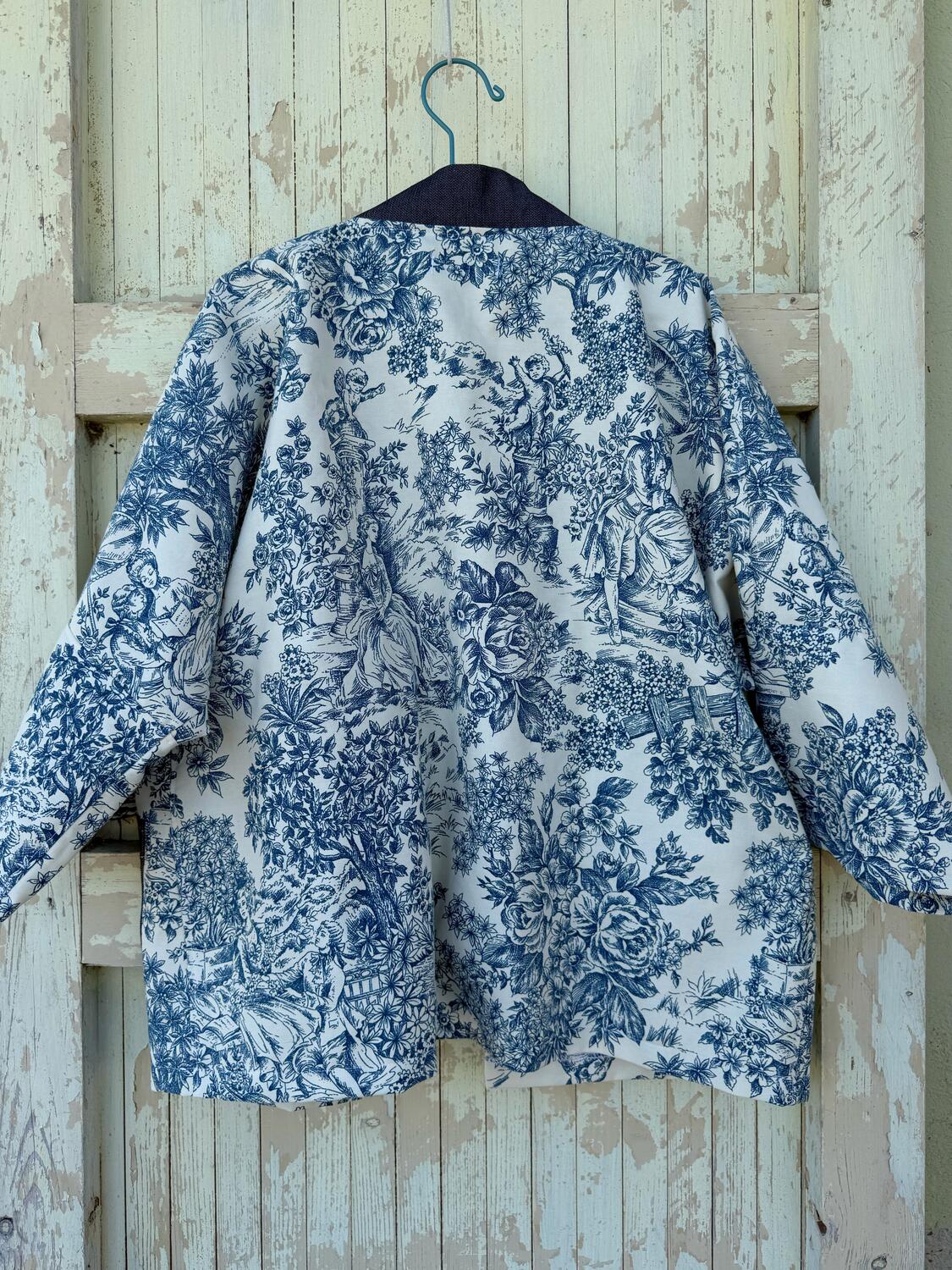 Kimono toile de jouy