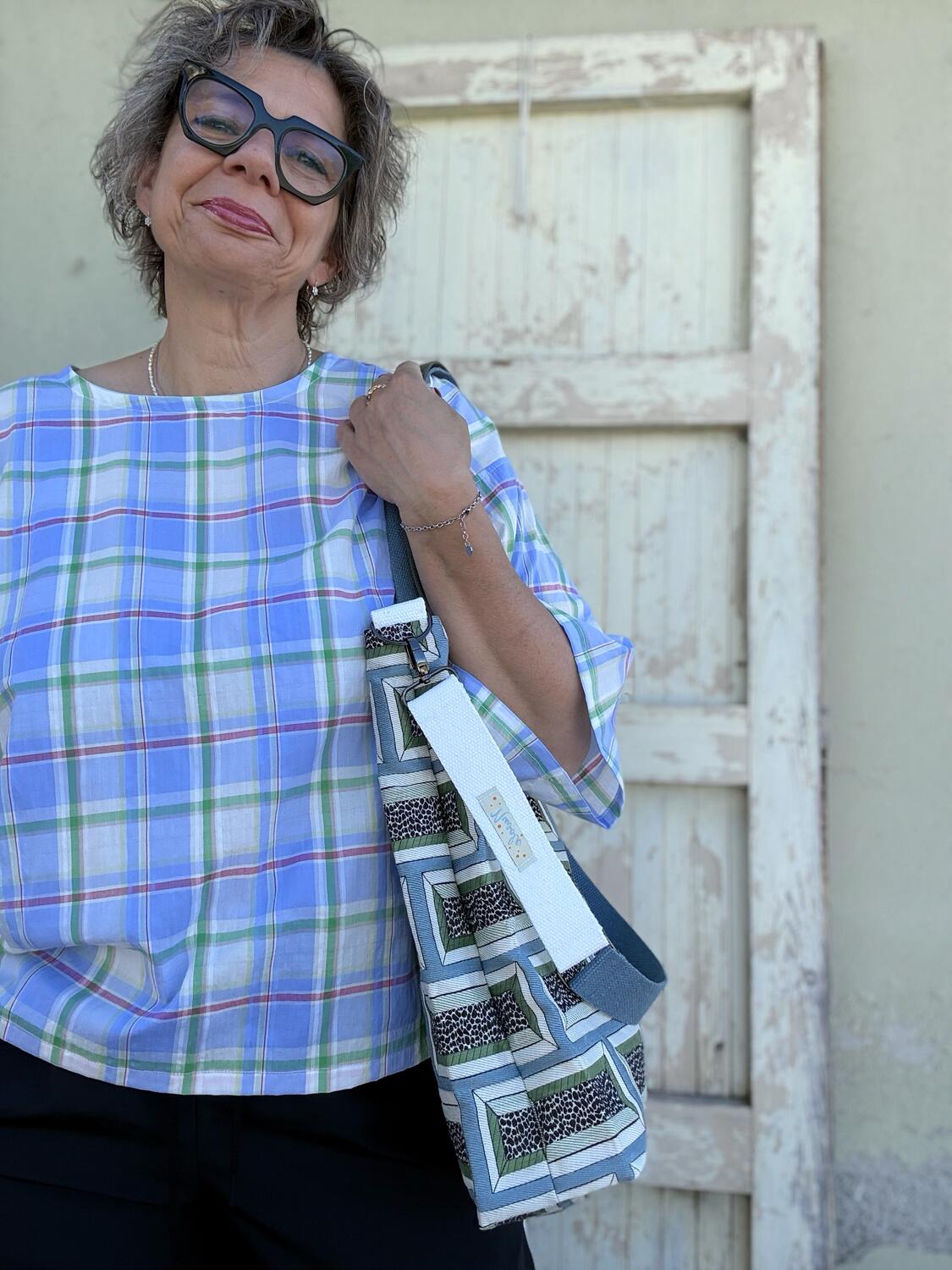Camicia quadri pastello