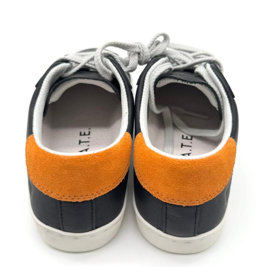 D.A.T.E. Sneaker Hill Low kids nero/arancione