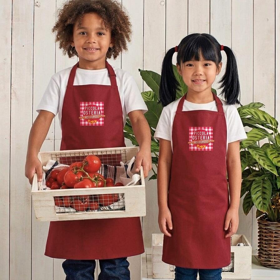 Piccola Osteria Bolognese. Grembiule da cucina per bambini