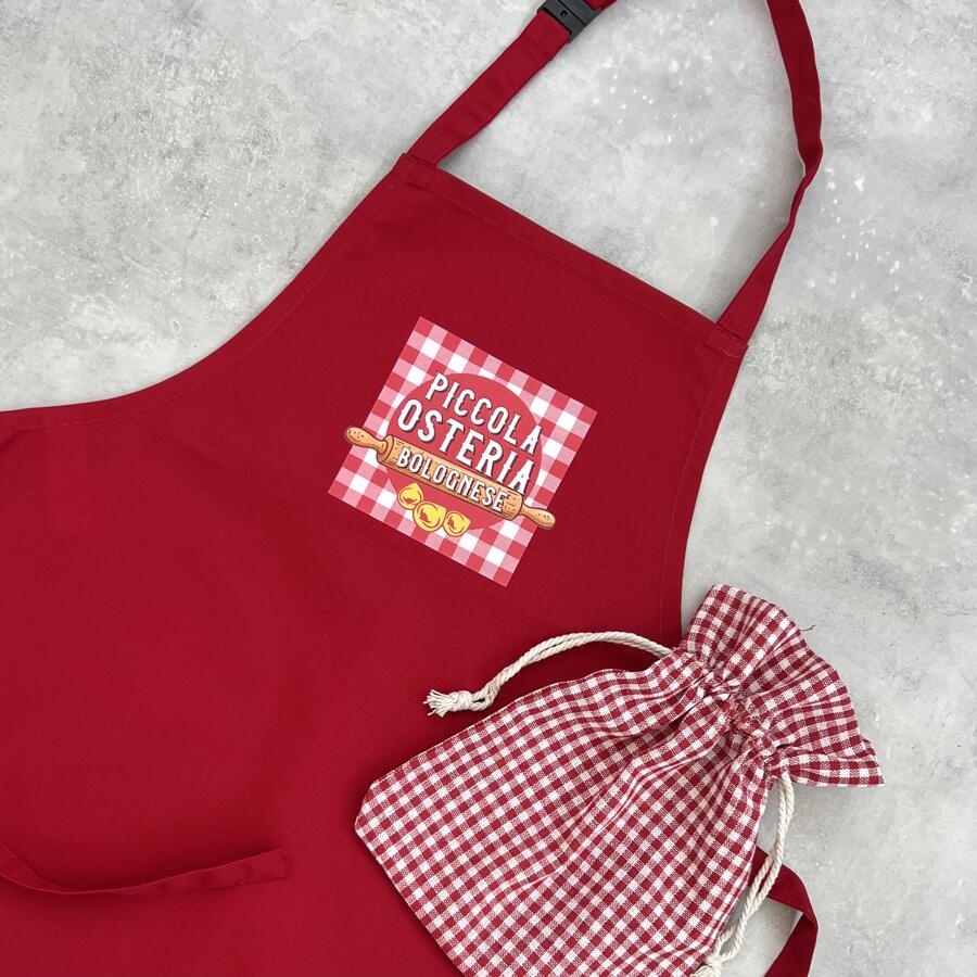 Piccola Osteria Bolognese. Grembiule da cucina per bambini