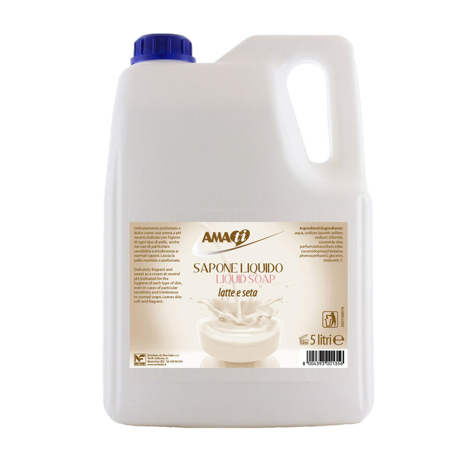 Detergente Liquido Sapone Mani LATTE 5 lt AMATI
