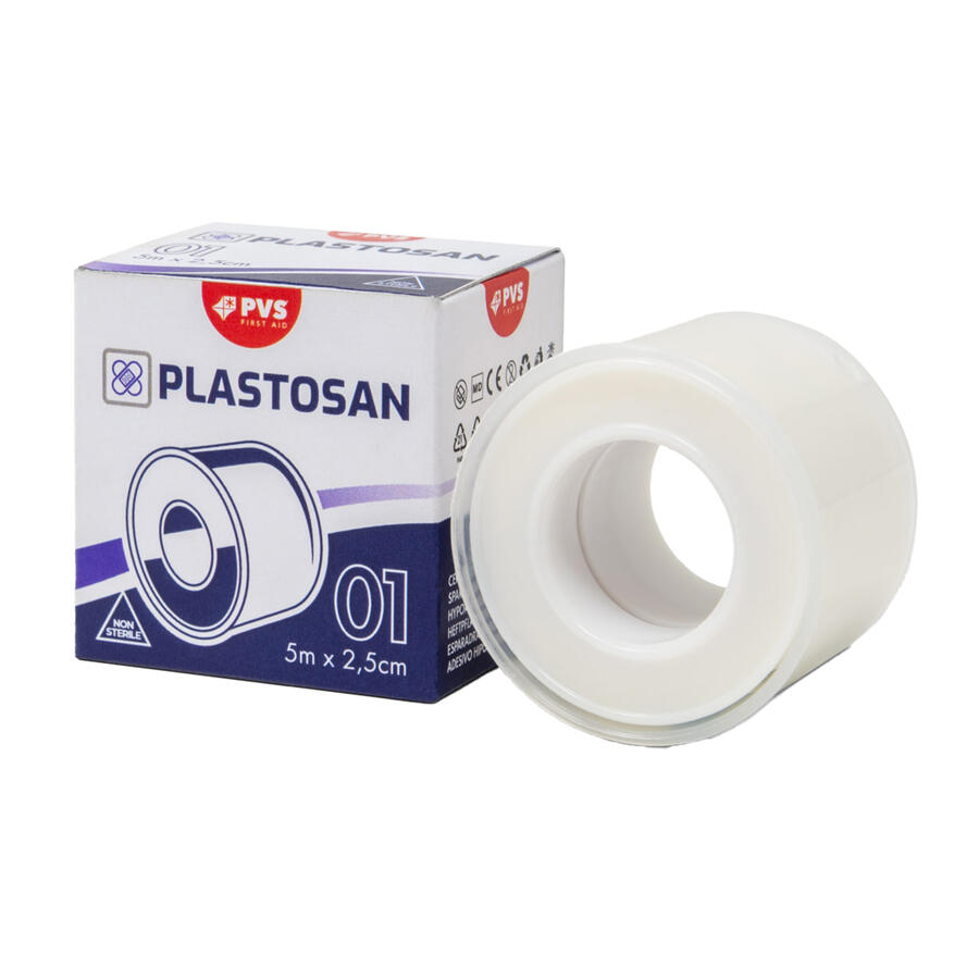 Cerotto in Rotolo formato 2,5 cm x 5 mt in TNT Ipoallergenico PVS