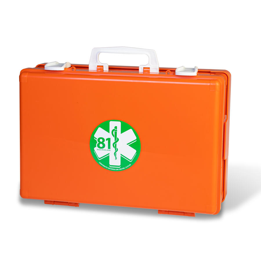 Valigetta PRONTO SOCCORSO Arancio "MEDIC 1" fino a 2 Persone PVS