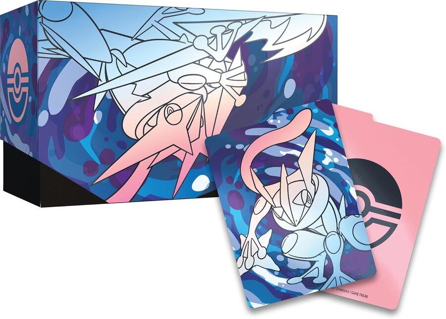 Pokémon: set Allenatore Fuoriclasse dell’espansione Megaevoluzione - Caos Nascente del GCC Pokémon (1 carta promozionale figura intera, 9 buste di espansione e accessori premium), Edizione in Italiano
