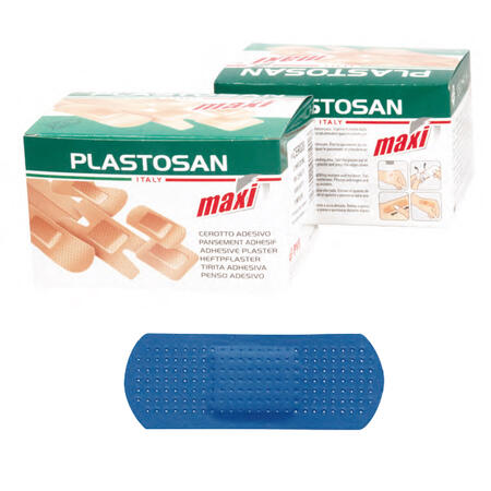 Scatola 100 Cerotti BLU DETECTABLE 2x7 cm PVS