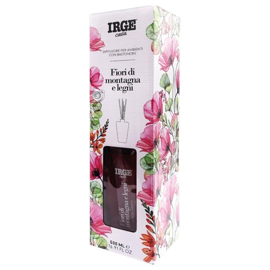 IRGE DIFFUSORE PER AMBIENTE VASO 500 ML FIORI DI MONTAGNA E LEGNI 