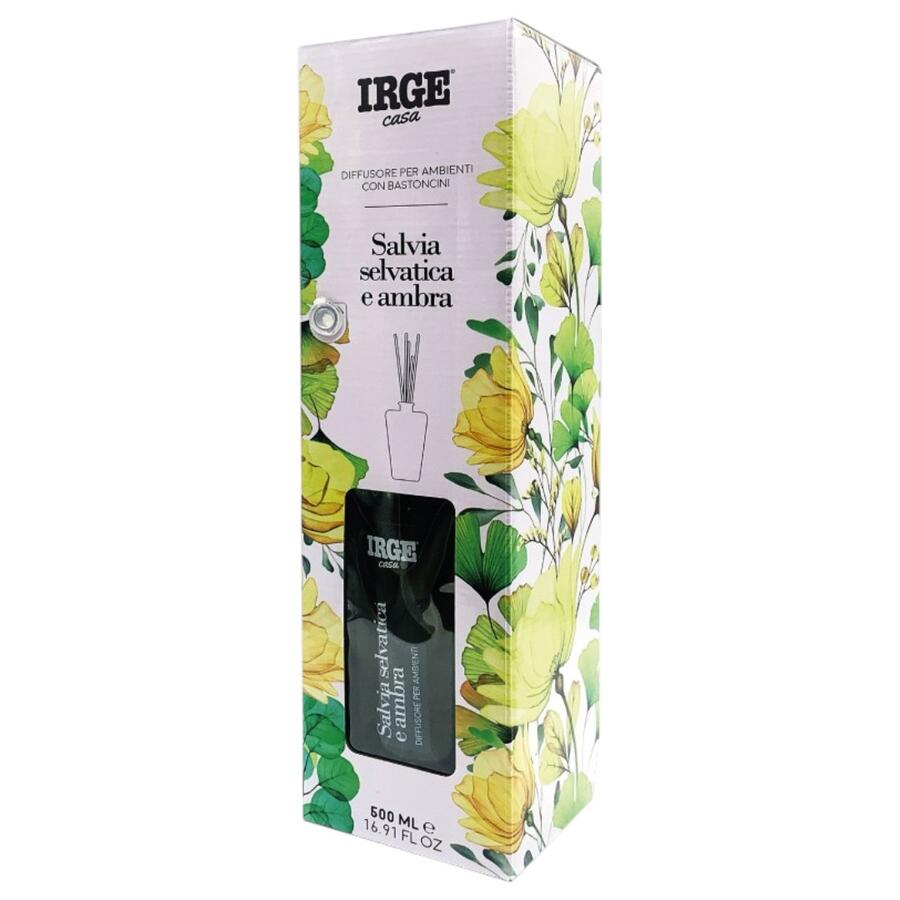 IRGE DIFFUSORE PER AMBIENTE VASO 500 ML SALVIA SELVATICA E AMBRA 