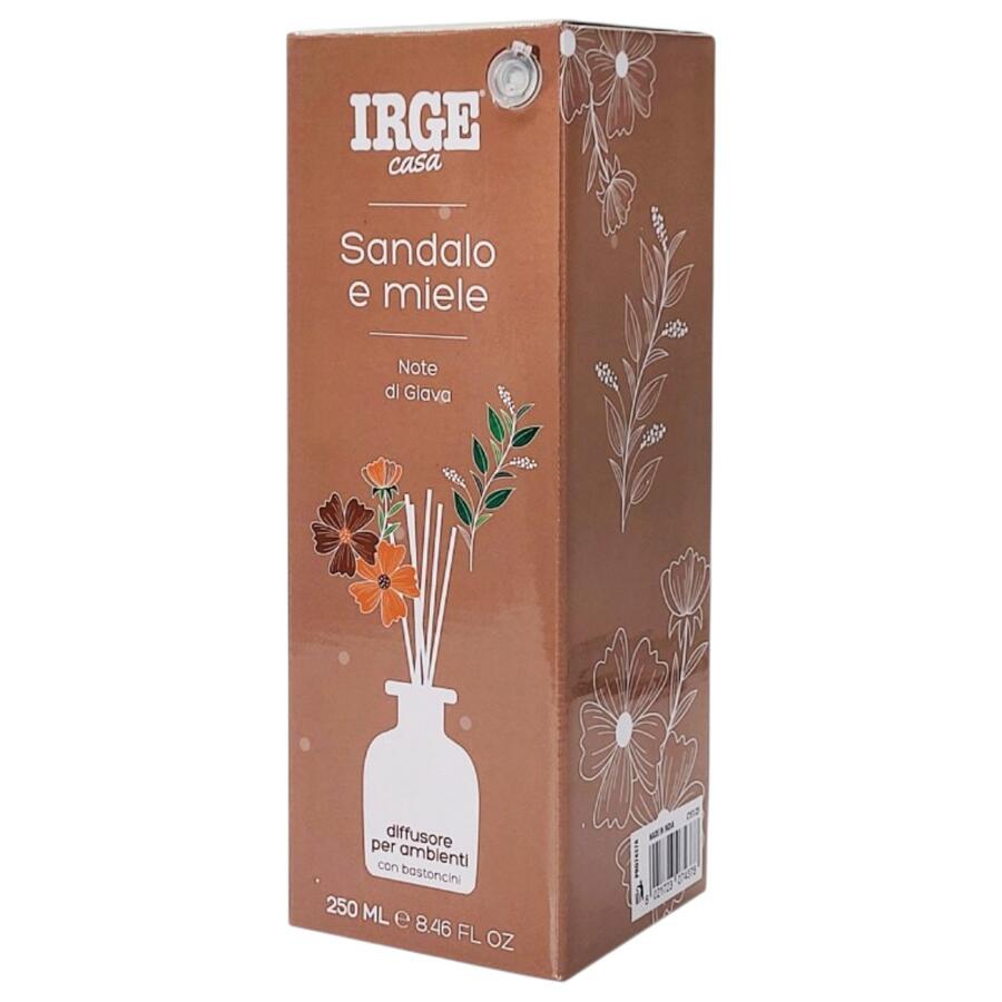 IRGE DIFFUSORE PER AMBIENTI 250 ML SANDALO E MIELE NOTE DI GLAVA