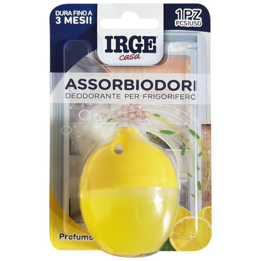 IRGE DEODORANTE FRIGO OVETTO LIMONE (Confezione da 12 pezzi) 