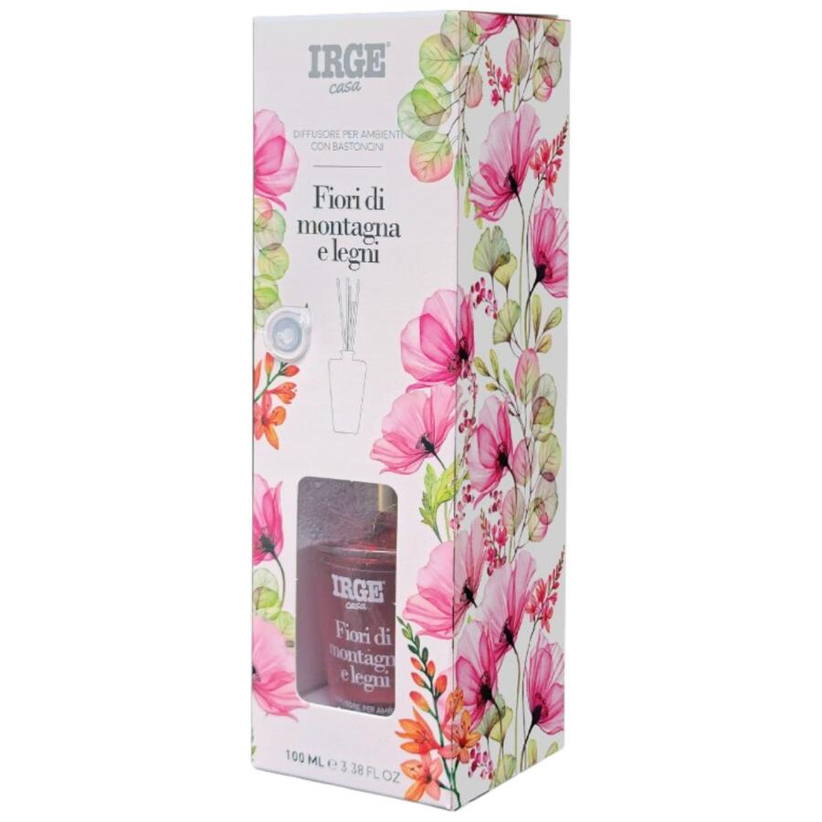 IRGE DIFFUSORE PER AMBIENTI 100 ML FIOR DI MONTAGNA E LEGNI 