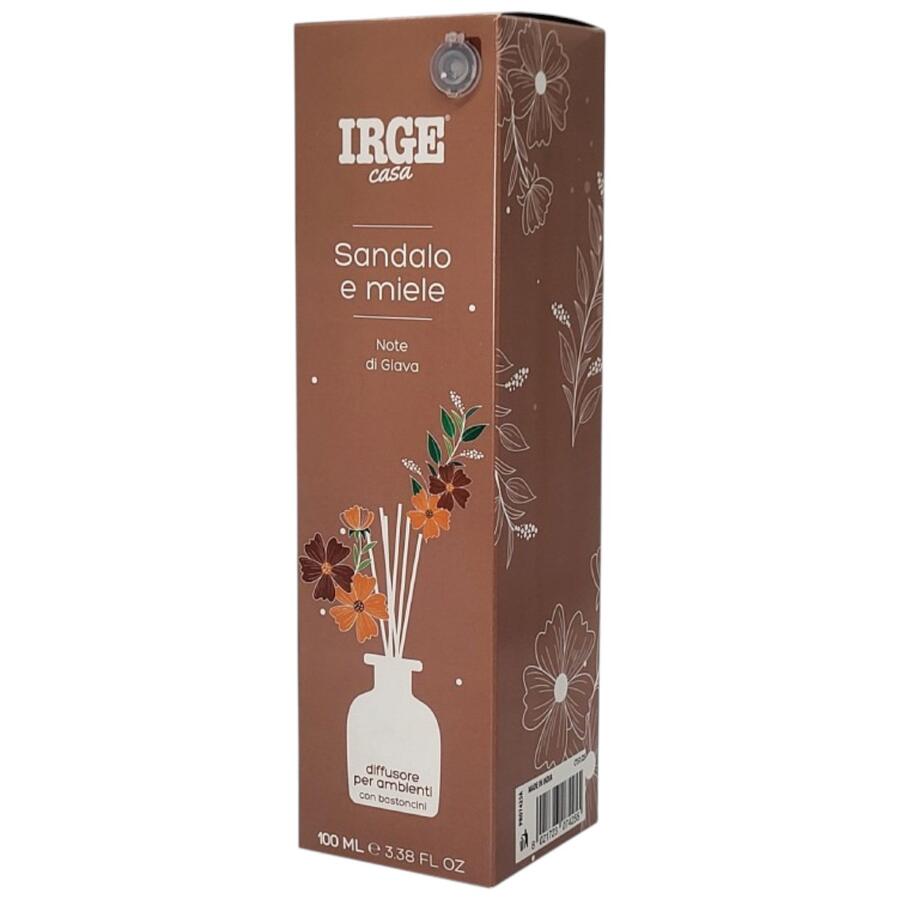 IRGE DIFFUSORE PER AMBIENTI 100 ML SANDALO E MIELE NOTE DI GLAVA