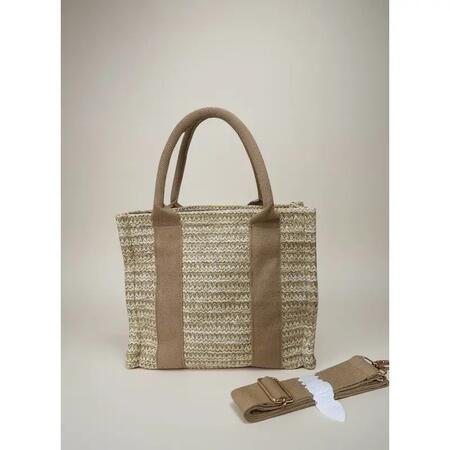Borsa a mano ecru