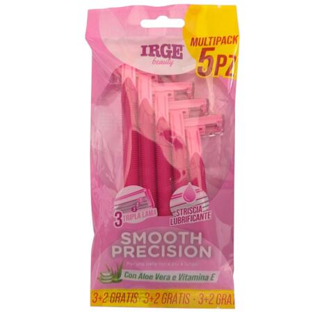 IRGE RASOIO DONNA 3 LAME 5 PEZZI (Confezione da 10 pezzi) 