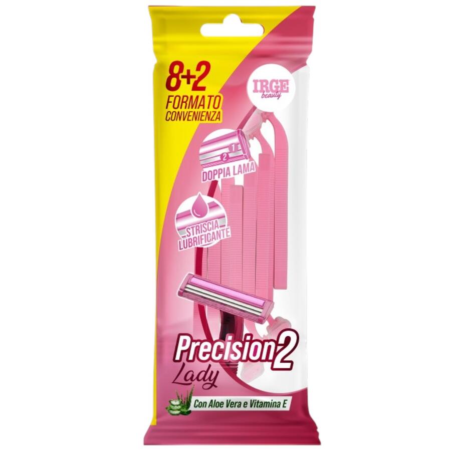 IRGE RASOIO DONNA 2 LAME 10 PEZZI (Confezione da 10 pezzi) 