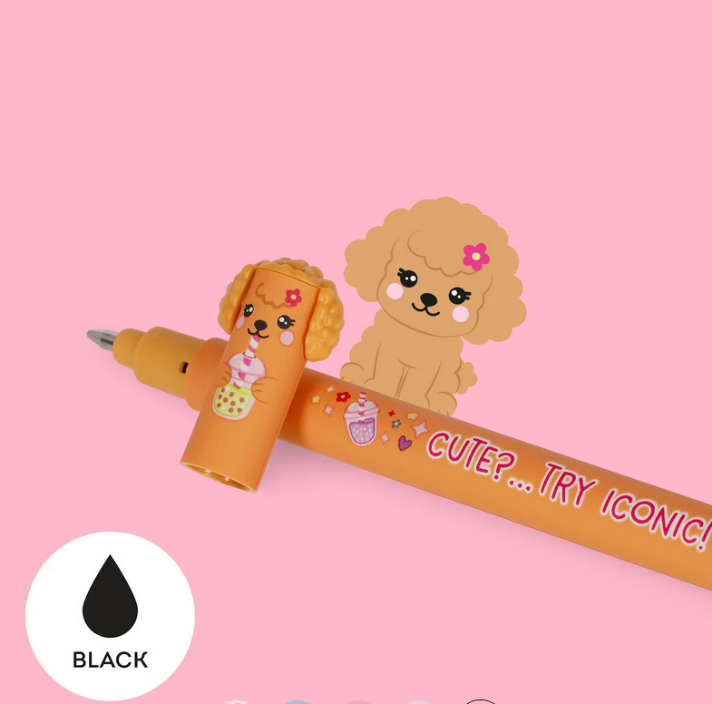 Set di 3 Penne Gel Cancellabili Fur-ever Friends