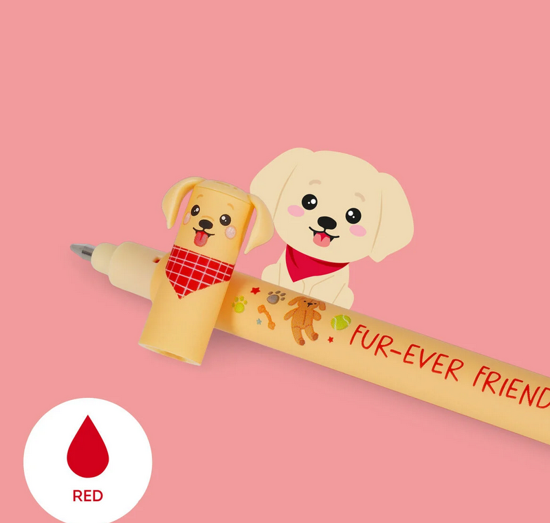 Set di 3 Penne Gel Cancellabili Fur-ever Friends