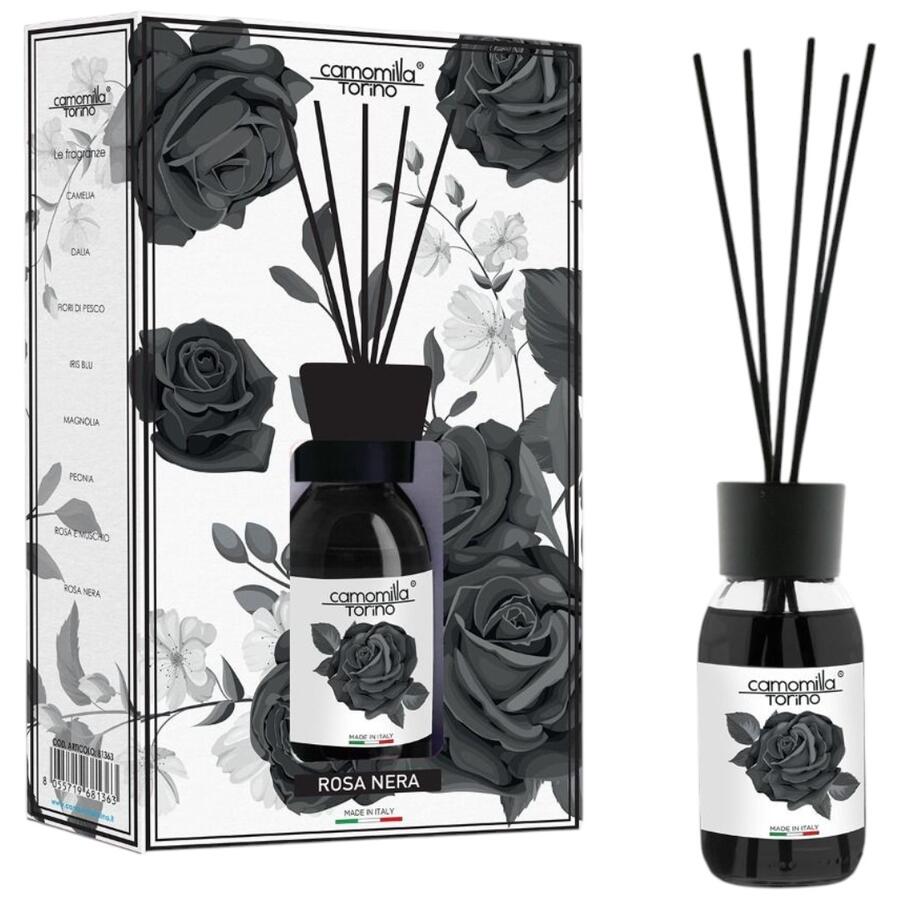 CAMOMILLA TORINO DIFFUSORE AMBIENTE 125 ML ROSA NERA