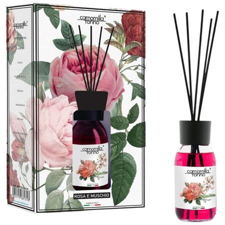 CAMOMILLA TORINO DIFFUSORE AMBIENTE 125 ML ROSA E MUSCHIO