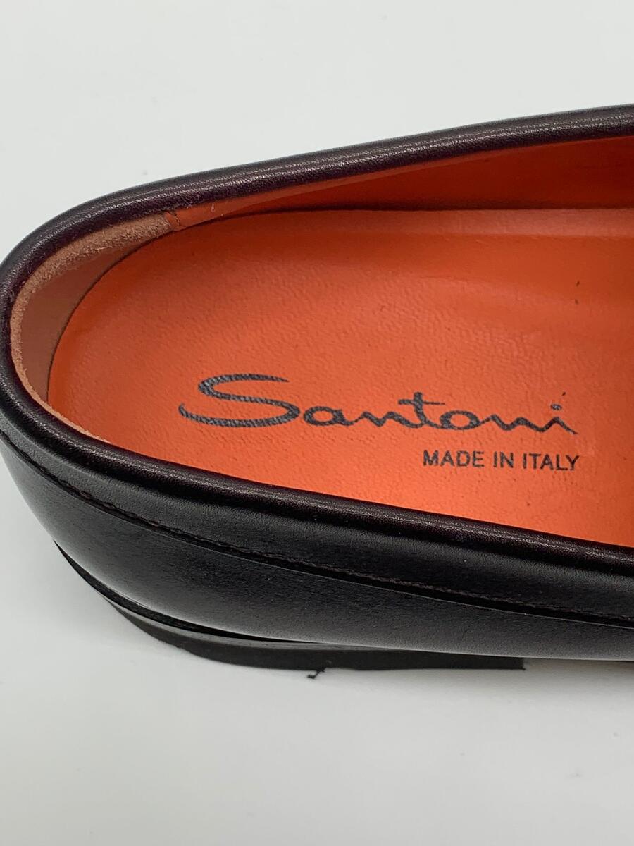 Santoni Mocassino in pelle Burgundy