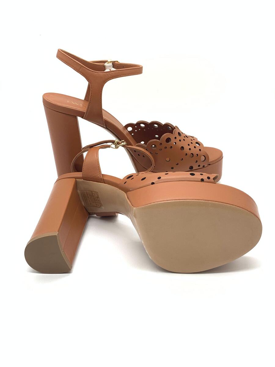 Twinset Milano Sandalo con tacco alto plateau