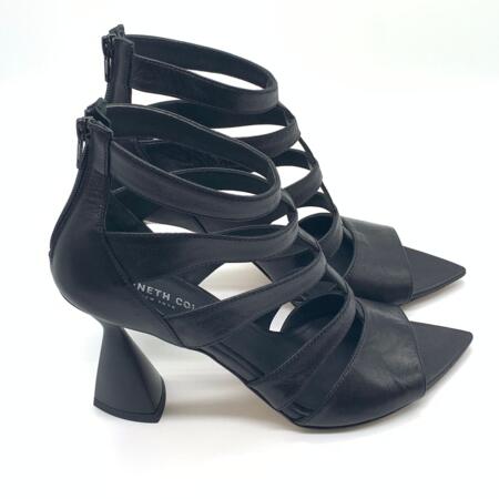 Kenneth Cole New York Sandalo a gabbia nero 