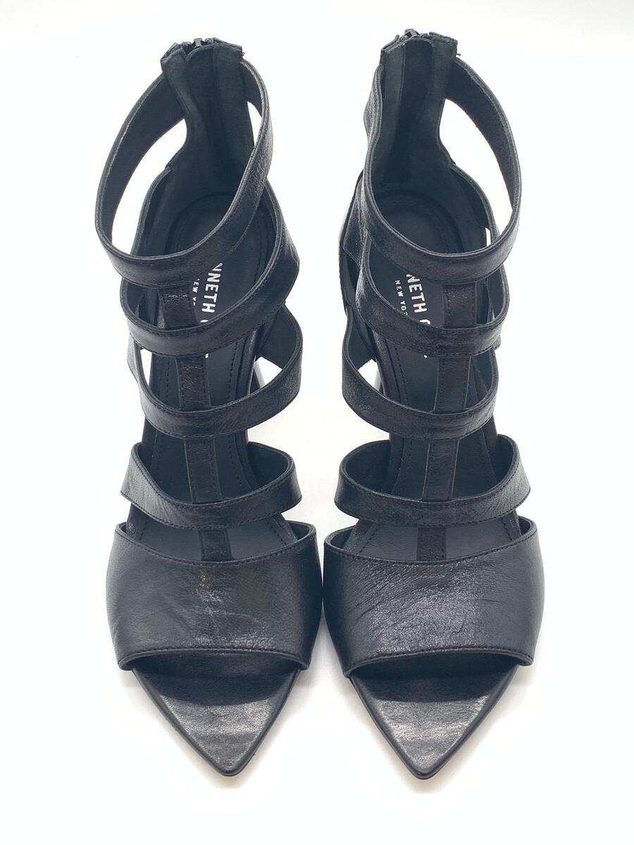 Kenneth Cole New York Sandalo a gabbia nero 