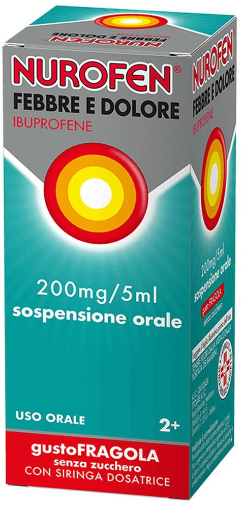 NUROFEN Febbre e Dolore Bambini 200 mg / 5 ml sospensione orale