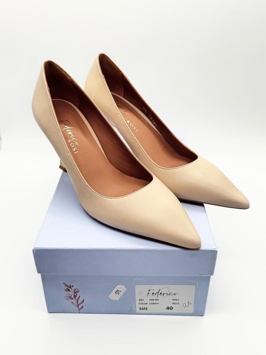 Décolleté Federico Rossi Color sabbia