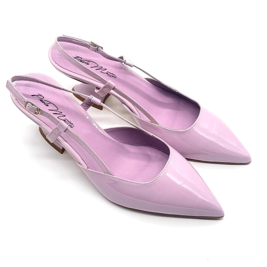 Chanel Paolo Mattei In Vernice/pelle Lilla