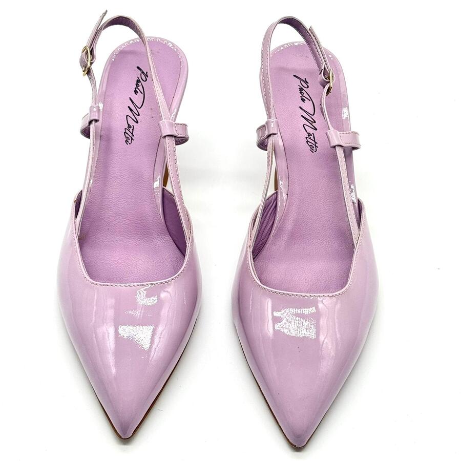 Chanel Paolo Mattei In Vernice/pelle Lilla