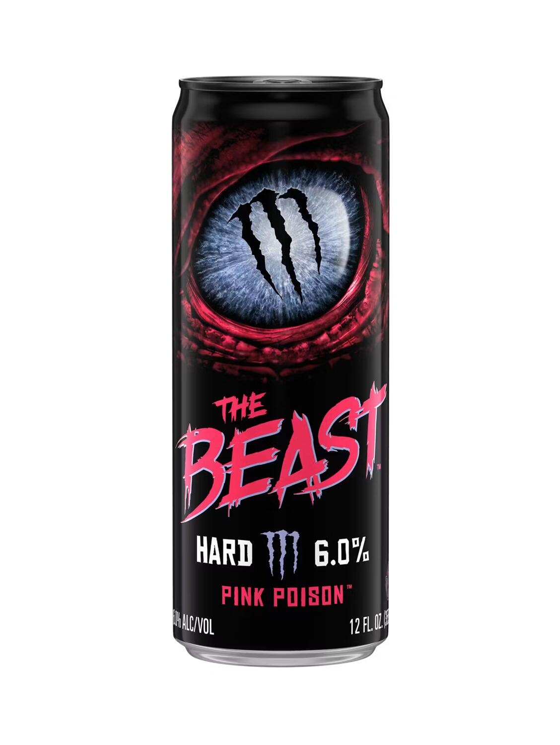 Monster beast Pink poison 355ml Full cans