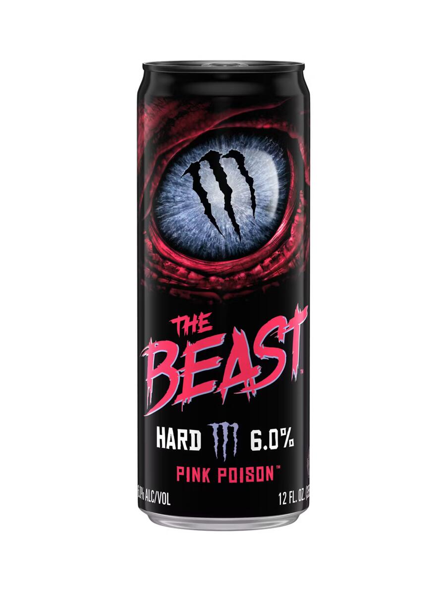Monster beast Pink poison 355ml Full cans
