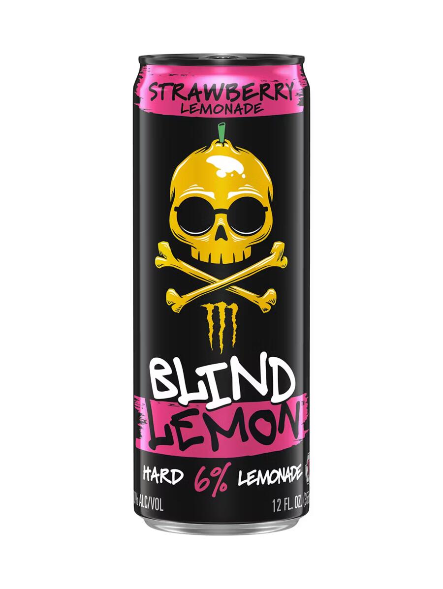 Monster blind strawberry lemonade 355ml full cans