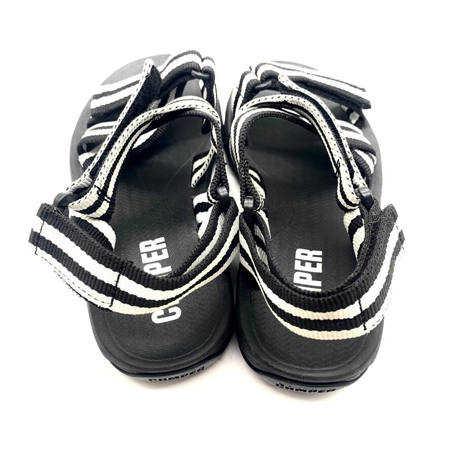 Camper Sandalo match nero e bianco