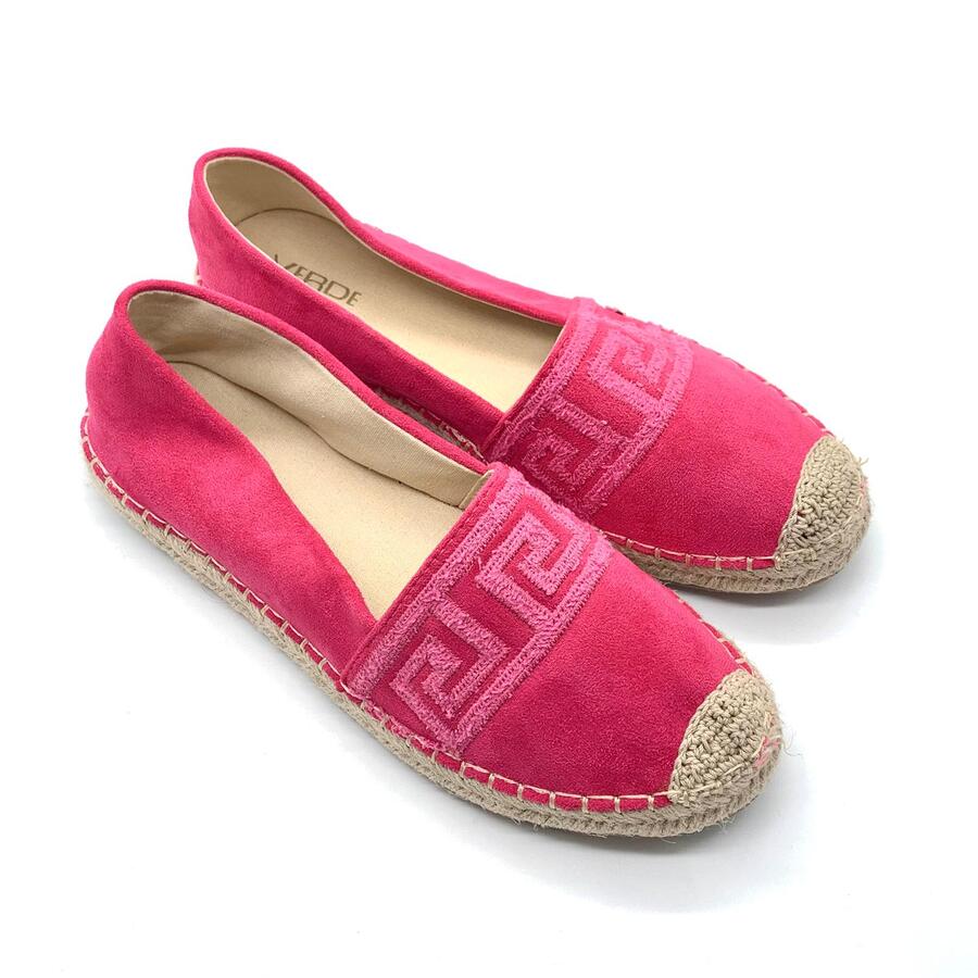 Verde 1992 espadrillas fuchsia  