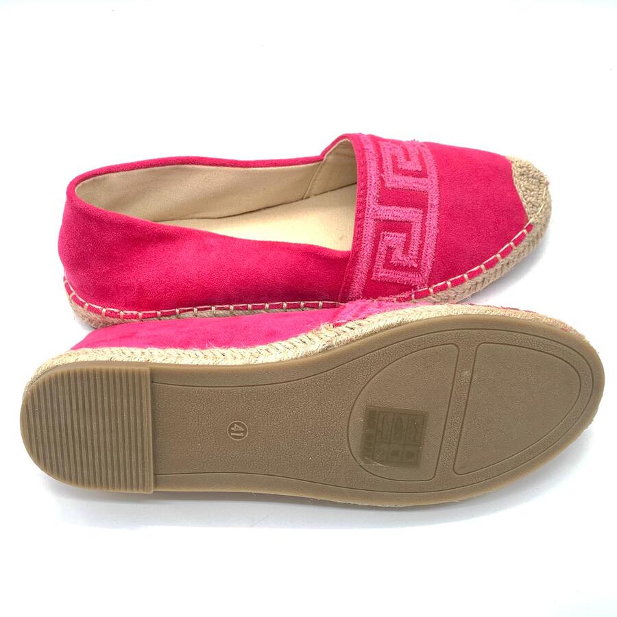 Verde 1992 espadrillas fuchsia  