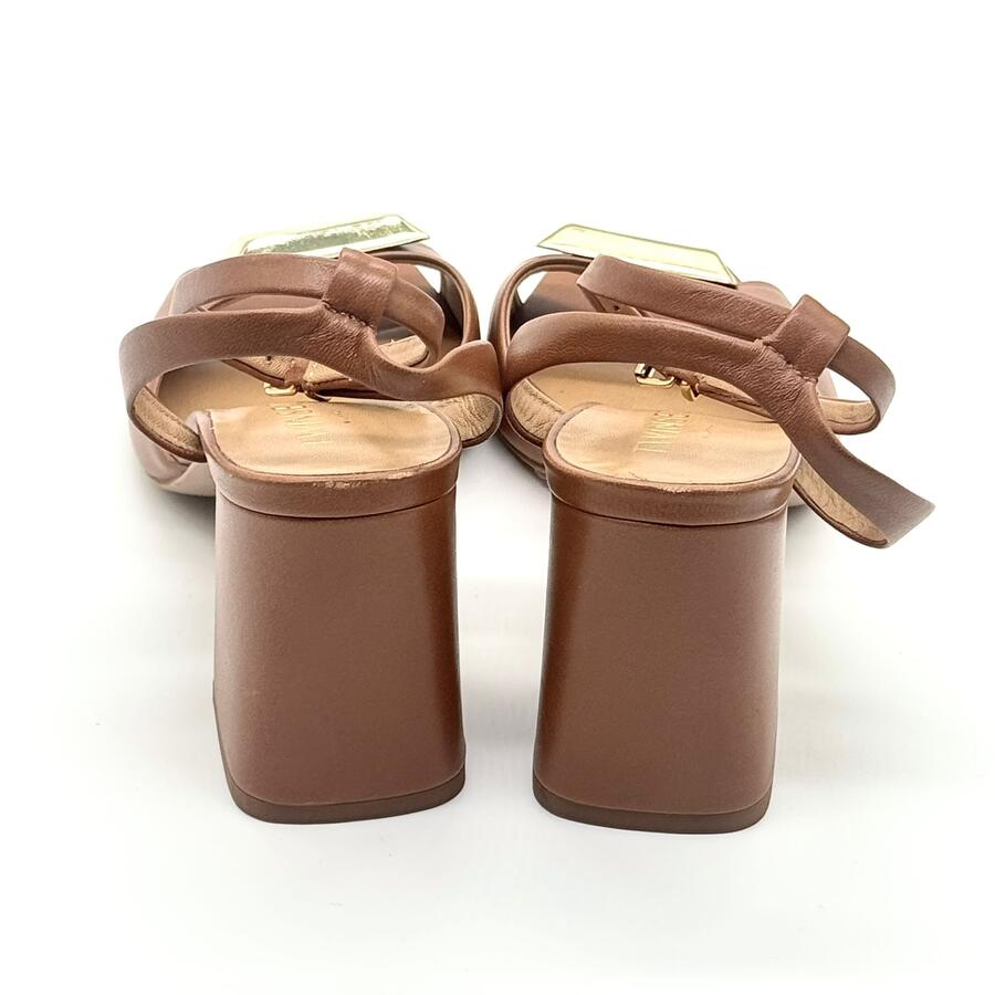 Sandali Twinset Milano Donna in pelle Cuoio 