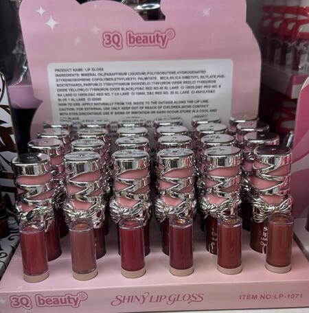 3Q BEAUTY SHINY LIP GLOSS (Simil Arabo) [Conf. da 24 pezzi]