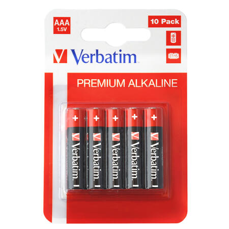 Batterie Alkaline MINI STILO AAA VERBATIM - conf. 10 pile