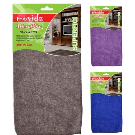 MOVIDA PANNO MICROFIBRA ECO 38X38 CM (Confezione da 12 pezzi) 