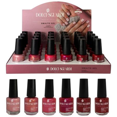 DOLCI SGUARDI ESPOSITORE SMALTO PER UNGHIE N 13 (Confezione da 24 pezzi)