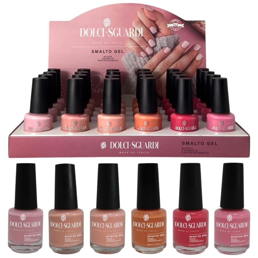 DOLCI SGUARDI ESPOSITORE SMALTO PER UNGHIE N 22 (Confezione da 24 pezzi)