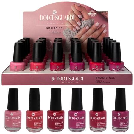 DOLCI SGUARDI ESPOSITORE SMALTO PER UNGHIE N 25 (Confezione da 24 pezzi)