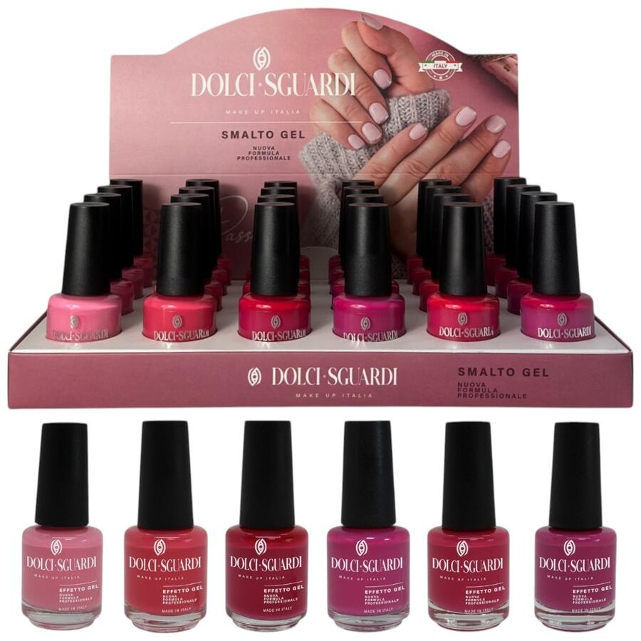 DOLCI SGUARDI ESPOSITORE SMALTO PER UNGHIE N 25 (Confezione da 24 pezzi)