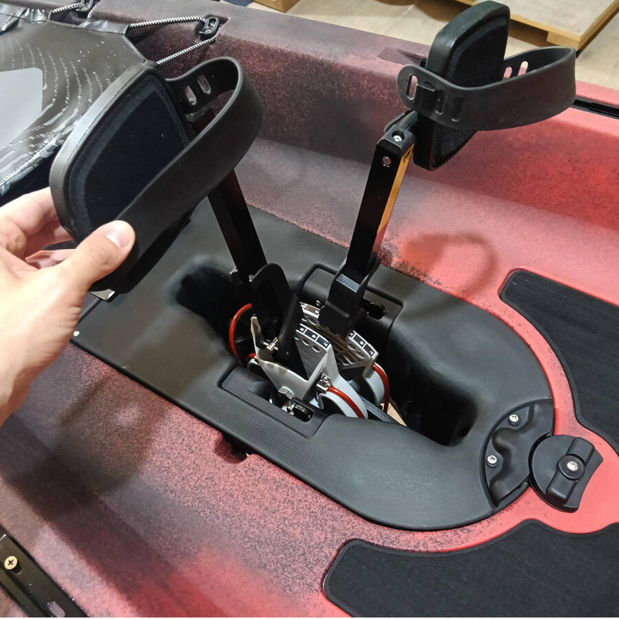 Kayak da pesca a pedali Vibe Makana 100 con sistema a pinnette X Drive - 305 cm